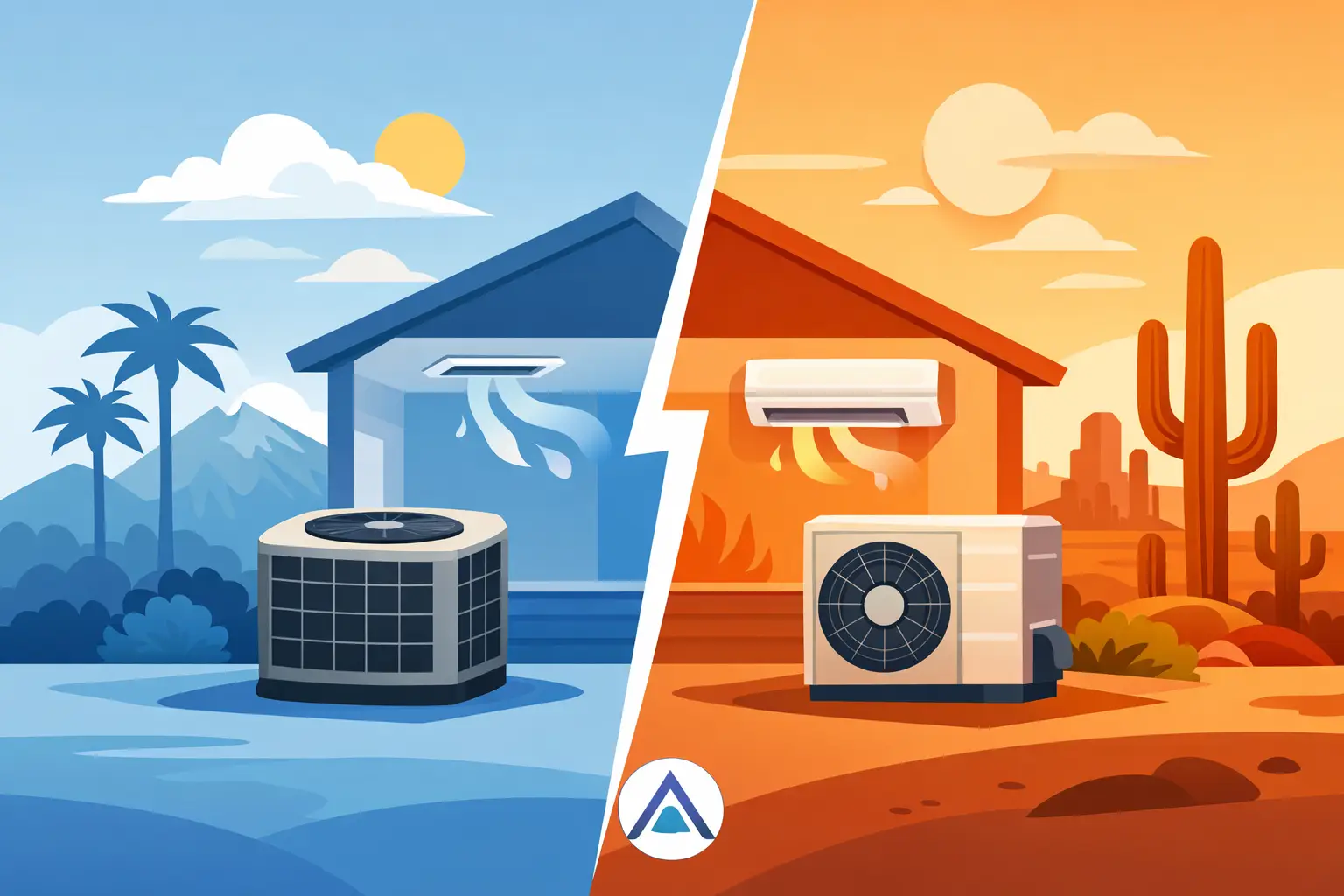 Central Air vs Heat Pump in Arizona